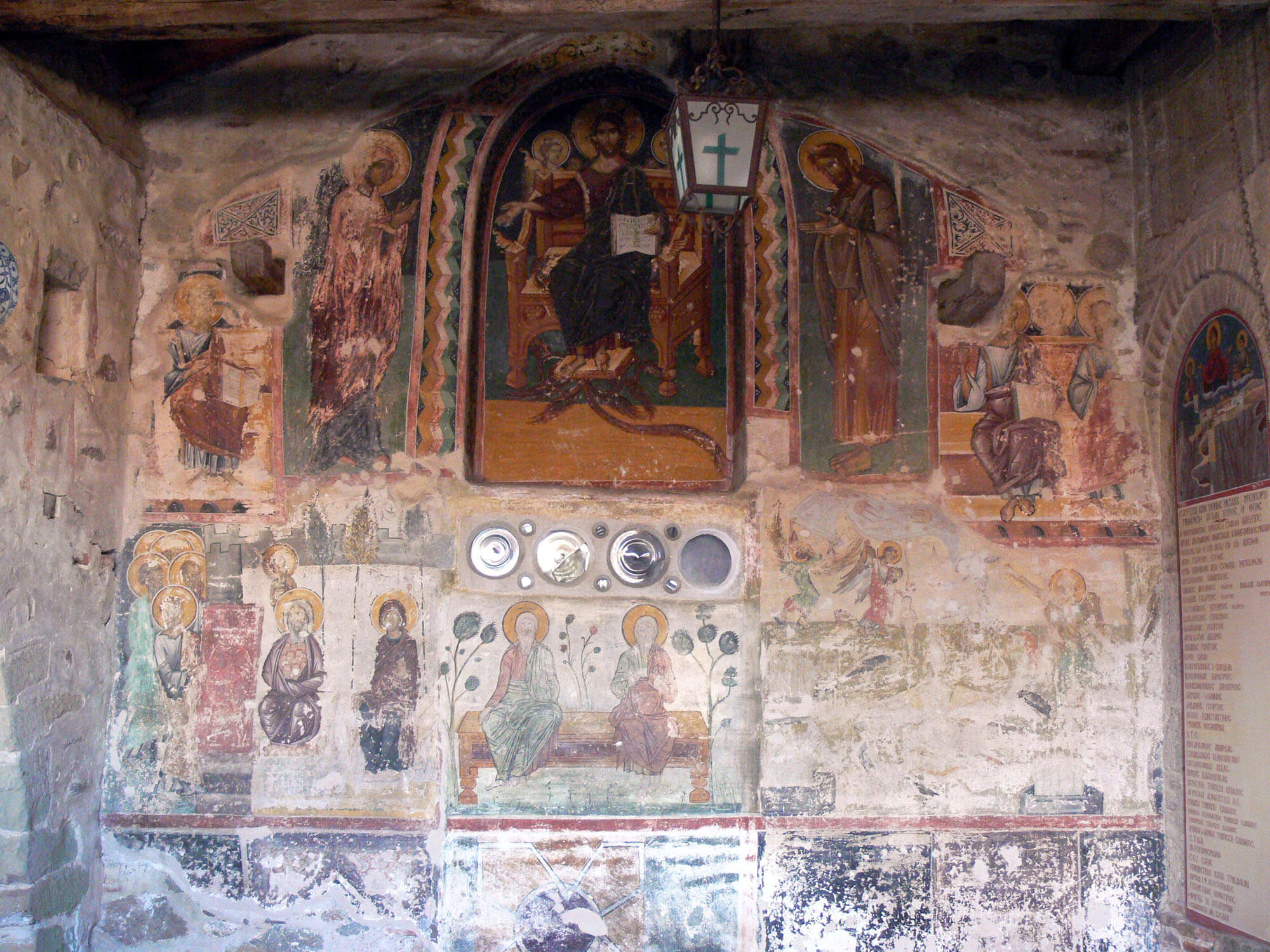 Фреска Второе Пришествие в монастыре Мегала Метеора