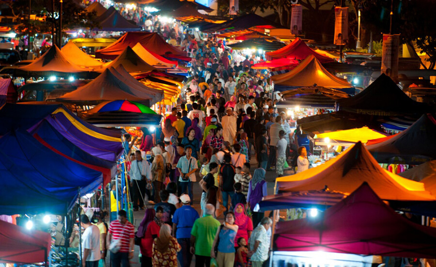 Ночной рынок Лангкави