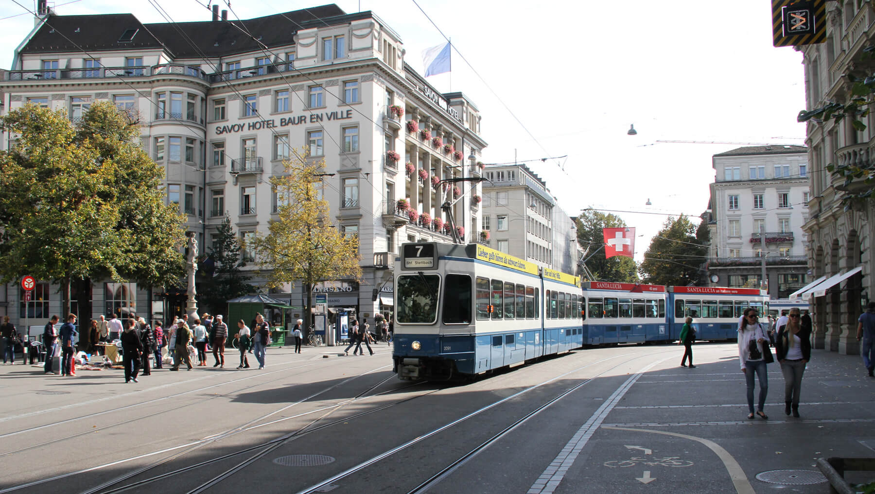 Улица Банхофштрассе (Bahnhofstrasse)