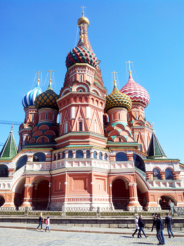 Москва-Храм Василия блаженного ли Покровский собор