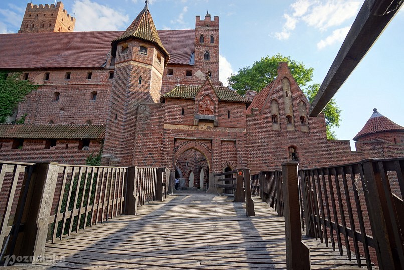 Замок Тевтонского ордена в Мальборке (Мариенбург), Мальборкский замок. Польша.