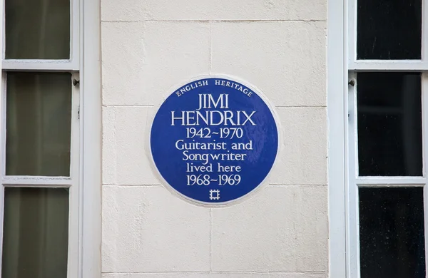 Джими Хендрикс налета в Лондоне — стоковое фото