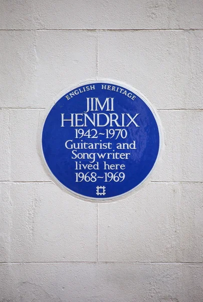 Джими Хендрикс налета в Лондоне — стоковое фото