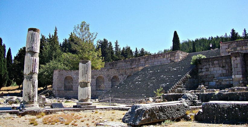 Руины храма Асклепион на острове Кос (Греция)