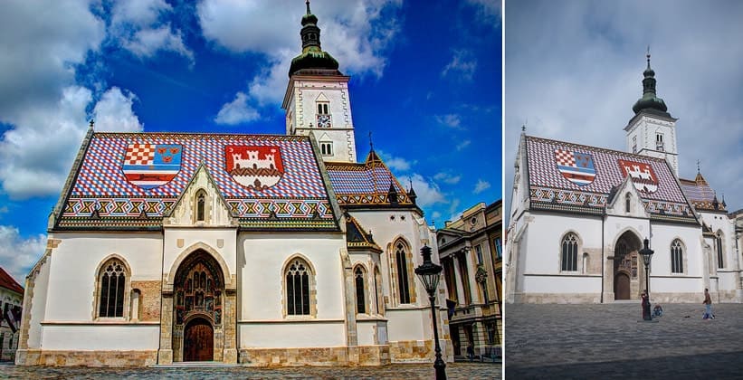 Церковь Святого Марка в Загребе (Хорватия)