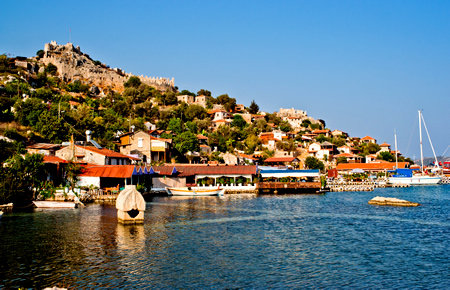 A view from Затонувший город и Храм Св.Николая in Antalya