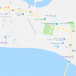 Карта прибрежной части города Паксе
